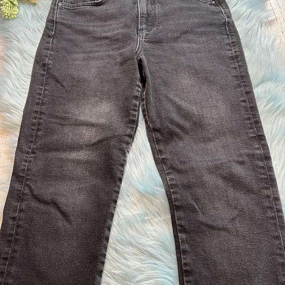 Anthropologie Pilcro High Waist Straight Leg Black Jeans sz 28 - Picture 3 of 8